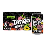 Tango Zerod Thirst Trap – Peach & Pineapple 330ml Can 8 Pack (£2.85 / £2.55 max S&S)