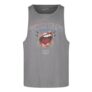 Tank Top with Vintage Print Top Dark Grey by EMP Stage Collection