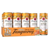Tanqueray Flor de Sevilla Gin & Tonic 6.5% vol 12 x 250ml Bittersweet Taste of Seville Oranges with voucher