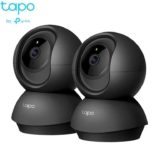Tapo C211 Black Indoor 2K Wi-Fi Security Camera with Pan Tilt Zoom – Twin Pack / Tapo TC70 Twin Pack – £27.53 – W/Code