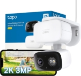 Tapo C216 2K 3MP Pan/Tilt Indoor Outdoor Security Camera Spotlights Camera
