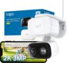 Tapo C216 2K 3MP Pan/Tilt Indoor Outdoor Security Camera Spotlights Camera