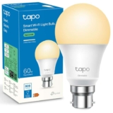 Tapo L510B WiFi Smart Bulb, B22 Smart Light Bulb, 8.3W (60W), Dimmable, Energy Saving, Schedule & Timer, Away Mode, Energy Saving