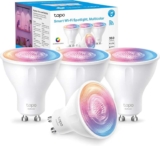 Tapo L630 (4-Pack) Smart Bulb, Smart Light Bulb Spotlight, GU10 Lamp Base