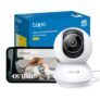 Tapo New C250 4K 8MP Pan/Tilt Indoor House Security Camera,Pet Camera, Baby Camera Monitor, Auto Tracking, AI Detection, IR Night