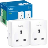 Tapo P100 (2-Pack) Smart Plug, Wi-Fi Plug, App Remote Control, Voice Control