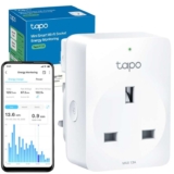Tapo P110 Smart Plug with Energy Monitoring, Schedule & Timer, Away Mode, Wi-Fi Plug, Voice Control with Alexa & Google, Remote Control