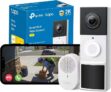 Tapo TD21 Smart Battery 2K Video Doorbell Chime Included – 160 DFOV Ultra-Wide, No Monthly Fee – W/Code