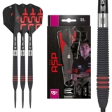 Target Darts Nathan Aspinall The Asp Black 80% Tungsten Swiss Point Steel Tip Darts Set 22G. Sold by Target Darts FBA