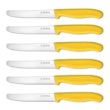 Targzier Stainless Steel Serrated Kitchen Knife Set, Sharp Classic Utility Knives, Wavy Edge Tomato & Table Knives – Sold by BZ Trade / FBA