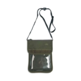 Tasmanian Tiger Neck Pouch in Olive/Stone