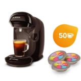 Tassimo Black & Coffee Shop Favourites Bundle – Coffee machine in Black paired with five packs of T-DISC pods