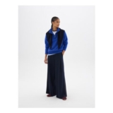 Taylor Piped Wide Leg Trousers Midnight