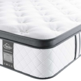 TeQsli 3FT Single Mattress 10 Inch Gel Memory Foam Pocket Spring Hybrid Medium Firm Back Pain & Pressure Relief – 90x190x25cm