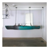 Teal Triangle Heavy-Duty Kayak Hoist with Easy-Lift Pulley