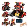 Technic 896-Piece 5-in-1 RC Robot and Car Set, Ages 8-15