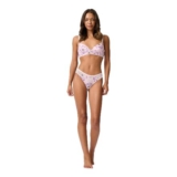 Ted Baker Angel Floral Print T-Shirt Bra, Moulded Cups, Purple