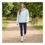 Teddy Flower Print Half Zip Fleece, Blue