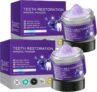 Teeth Restoration Mineral Powder, Purple Dental Restoration Mineral Powder, Effective in Strengthening Teeth and Gums for Daily Use (50G) (100G(Pack of 2))