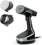 Tefal Access Steam Force Handheld Clothes Steamer, Powerful 90g/min Steam Boost, Ready To Use In 25 Seconds, Black And Silver, DT8250