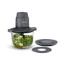Tefal Choppeo Mini Food Processor, 2L Glass Bowl, Grey
