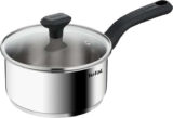 Tefal Comfort Max Stainless Steel Saucepan 18 cm with Glass Lid