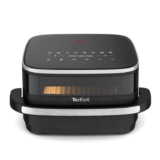 Tefal Easy Fry Pizza 4.5L Air Fryer, 8-in-1, Viewing Window, Black Extra Crisp, Roast, Bake, Reheat, Dehydrate.