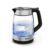 Tefal Stainless Steel & Glass Electric Kettle 1.7L 2200W Fast Boil, Cordless with LED Illumination – Prime members