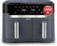 Tefal XXL 11L Dual Drawer Air Fryer, 7 Preset Programs, Oil-Free
