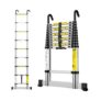 Telescopic Ladder 2.6M Aluminium Extension Loft Ladde