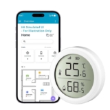 Temperature and Humidity Sensor Wireless Smart Thermometer. Sold by mirsz FBA