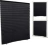 Temporary Blackout Blinds,180 90 cm Stick on Curtains Blackout Blinds No Drill Blinds Blackout Curtains for Bedroom Kitchen Bathroom Windows Bedroom,Nursery,Loft,Travel RV Car