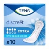 Tena Discreet Extra Incontinence Pads X 10