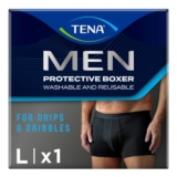Tena Men Protective Boxers Size L, Pack of 1, Black – £5.35 S&S