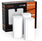 Tenda Nova ME3 Pro (3-Pack) – BE3600 WiFi 7 Mesh System (3.6Gbps Dual Band), 3 Gigabit Ports
