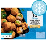 Tesco 10 Chip Shop Favourites 350g – Clubcard Price