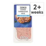 Tesco Coarse Farmhouse Pate 170g