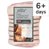 Tesco Finest British Crackling Pork Shoulder Joint, per kg – Clubcard Price