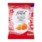 Tesco Finest Maple BBQ Crinkle Cut Handcooked Crisps 150g