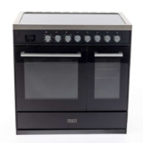 Tesla 90cm Electric Range Cooker – Black 5 Year Warranty