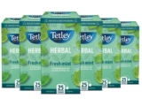 Tetley Fresh Mint Tea Bags – Refreshing Peppermint & Spearmint Blend – Naturally Caffeine-Free – Smooth – 150 Teabags (6×25 Pack)
