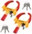 Tevlaphee Wheel Clamp Lock 2-Pack Security for Cars, Vans, Motorhomes (Fits 7-11 Tyres) – Sold by TEVLAPHEE-EU/FBA