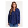 Textured Button through Shirt