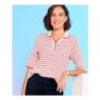Textured Polo Top