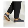 Tezzy – Navy Wide Fit Trainers-Size 6 Only