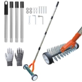 Thatch Rake with Wheels for Lawn, 38- 66 Adjustable Handle Scarifying Rake for Moss, 21 Tines Yantu-UK / FBA