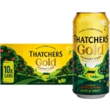 Thatchers Gold Apple Cider, 10 x 440ml Cans ABV 4.8% – discount at Checkout (£8.05 With S&S)