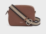 The Chiswick Leather Crossbody in Tan / Black / Khaki