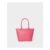 The Collier Leather Tote in Cerise