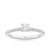The Diamond Story Platinum round Cut Solitaire 0.50ct Diamond Ring